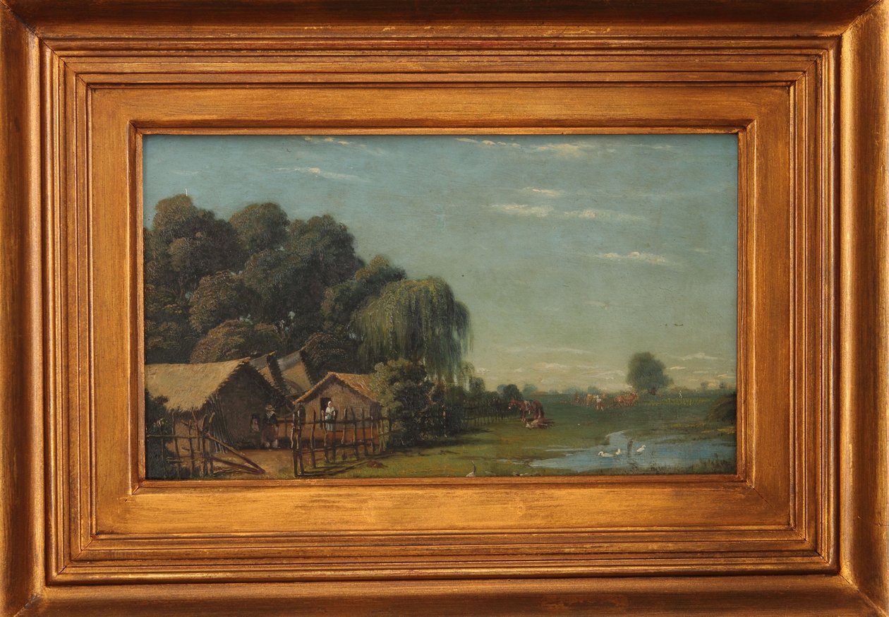 Ranchería de San Isidro door Prilidiano Pueyrredon