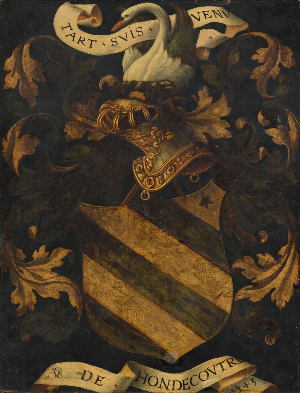 Gekroond Wapen door Probably Antwerp 16th Century