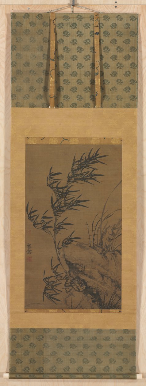 Bamboe in de wind door Puming (Xue Zhuang)