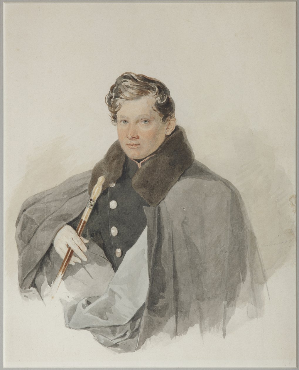 Portret van graaf Sergey Vasilyevich Trubetskoy door Pyotr Fyodorovich Sokolov