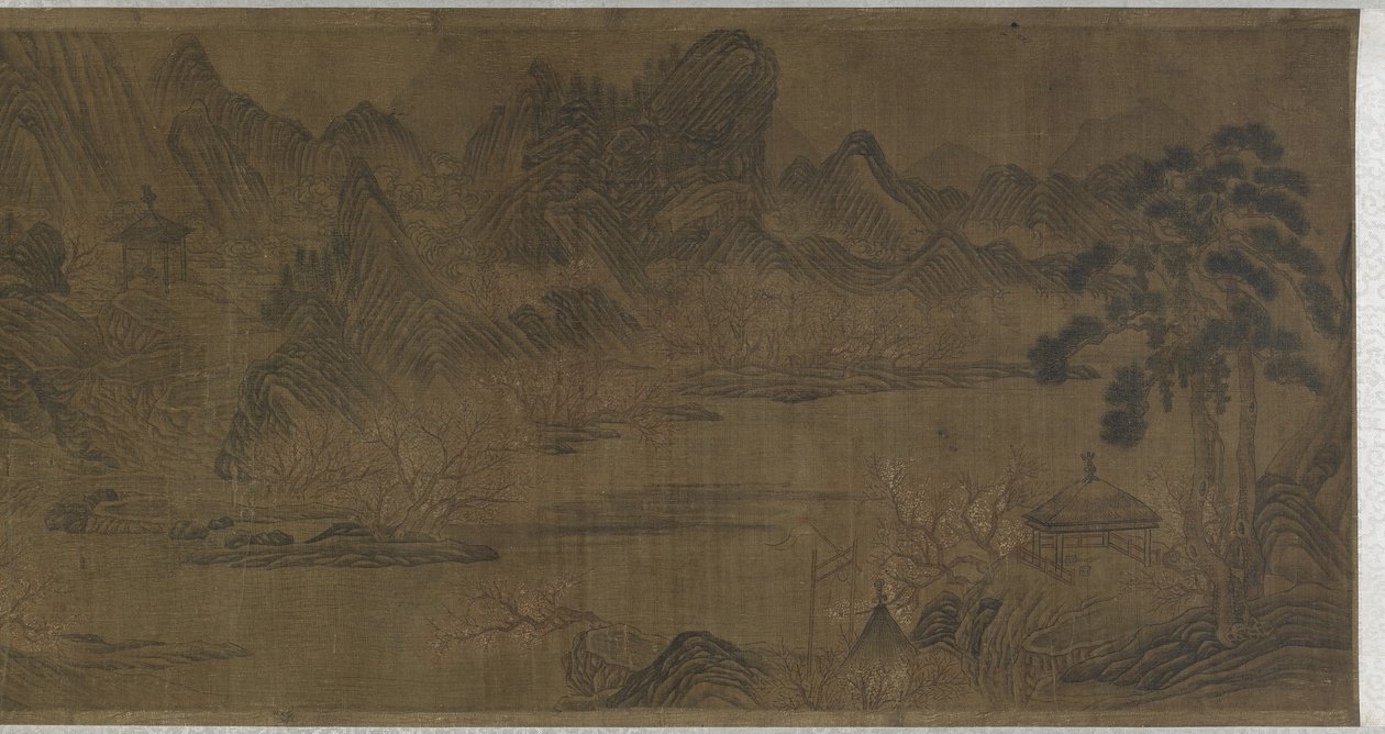 Perzikbloesem Lente door Qing Dynasty Chinese School