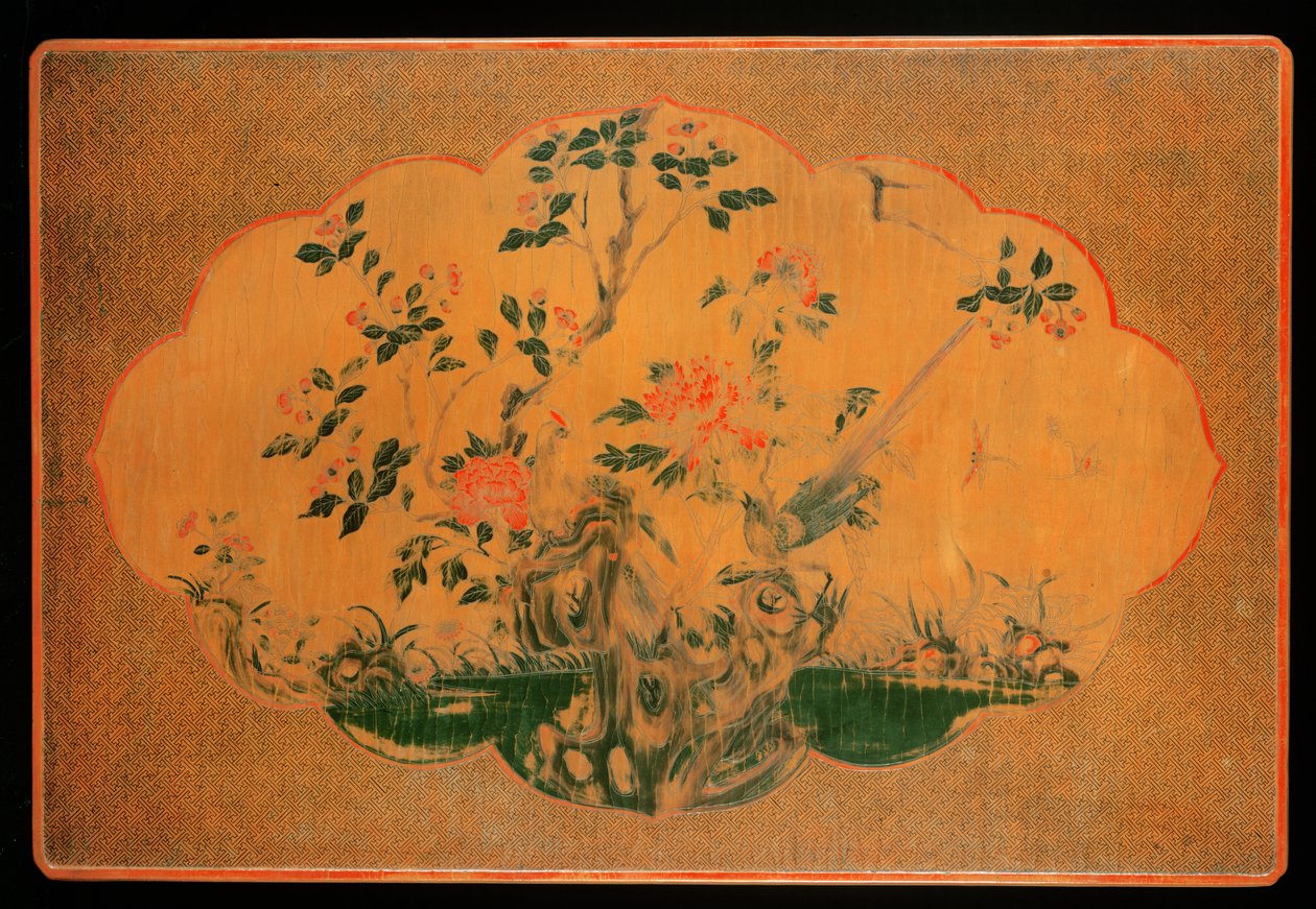 Tafelblad, Kangxi-periode (1662-1722) door Qing Dynasty Chinese School
