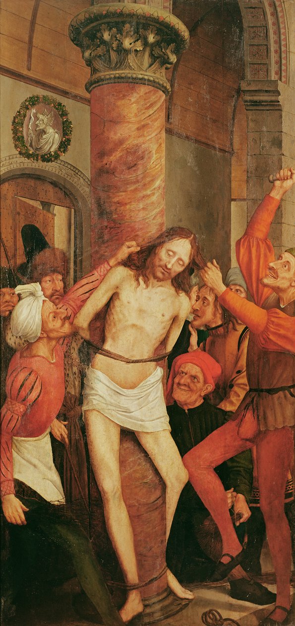 Christus aan de Zuil door Quentin Massys or Metsys