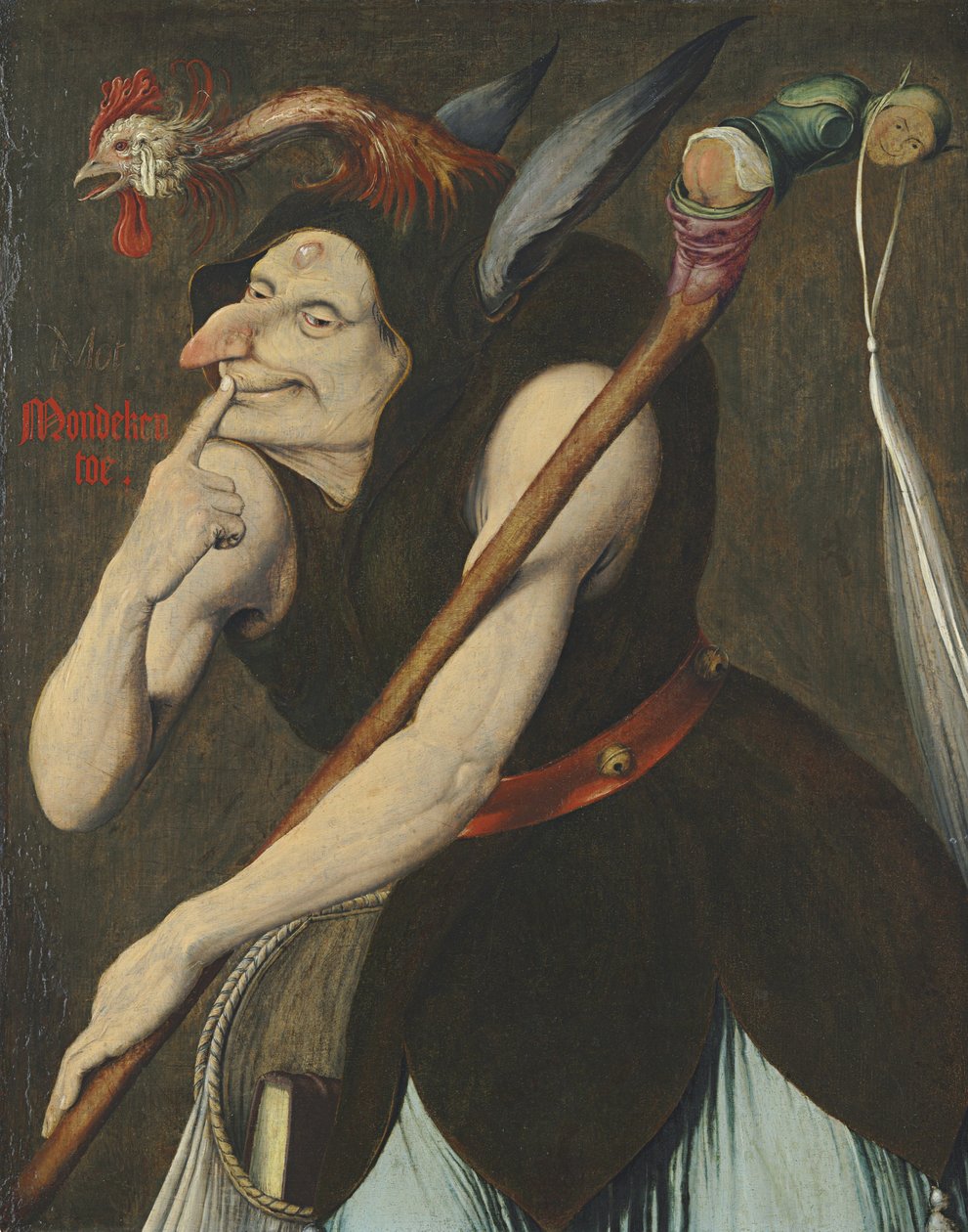 Een allegorie van dwaasheid door Quentin Massys or Metsys