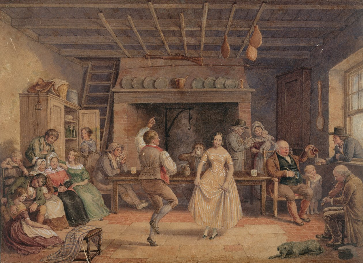 Dans in Boerderijkeuken door R. Poate