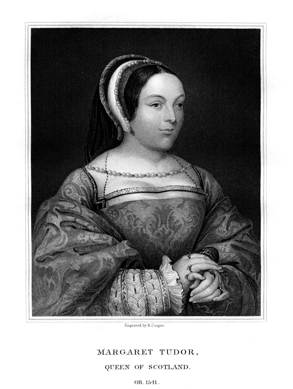 Margaret Tudor, Koningin van Schotland, 1825 door R. Cooper
