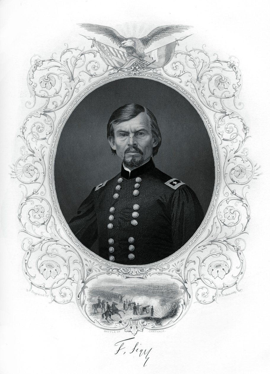 Generaal Franz Sigel, Unie-generaal in de Amerikaanse Burgeroorlog, 1862-1867 door R. Dudensing