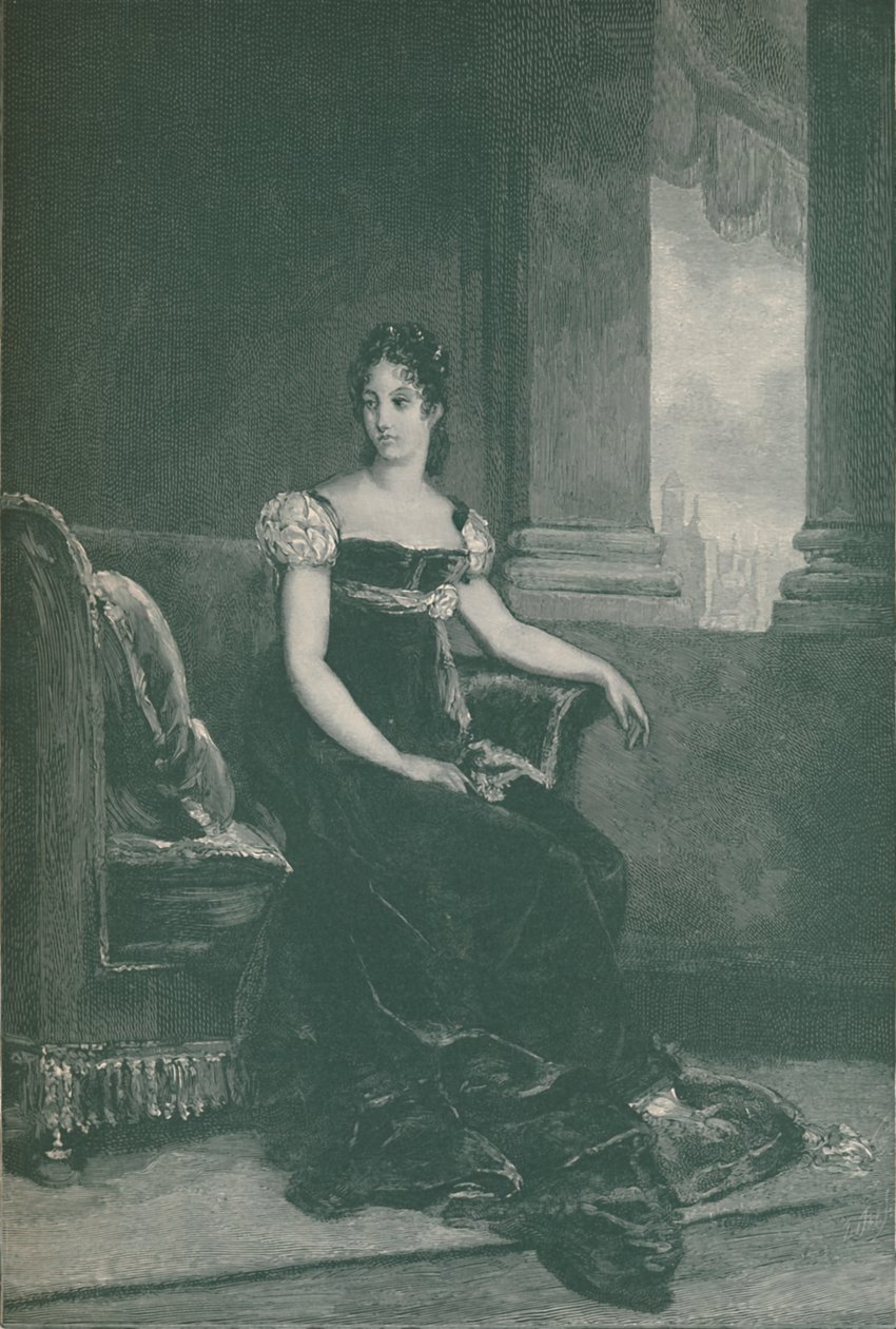 Eugénie Bernardine-Désirée Clary - Mme. Bernadotte, koningin van Zweden, 1811, 1896 door R. G. Tietze