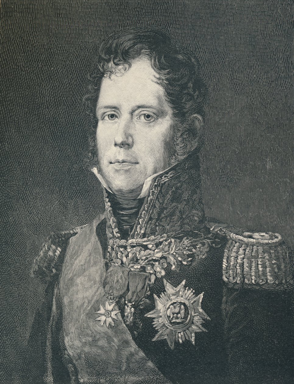 Maarschalk Michel Ney, Hertog van Elchingen, Prins van de Moskwa, ca. 1805, 1896 door R. G. Tietze