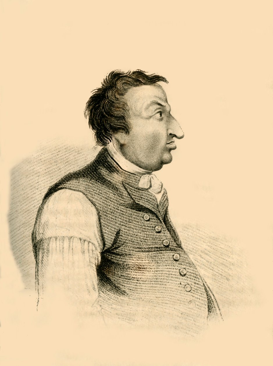Nathaniel Bentley. De bekende Dirty Dick, 1821 door R. Page