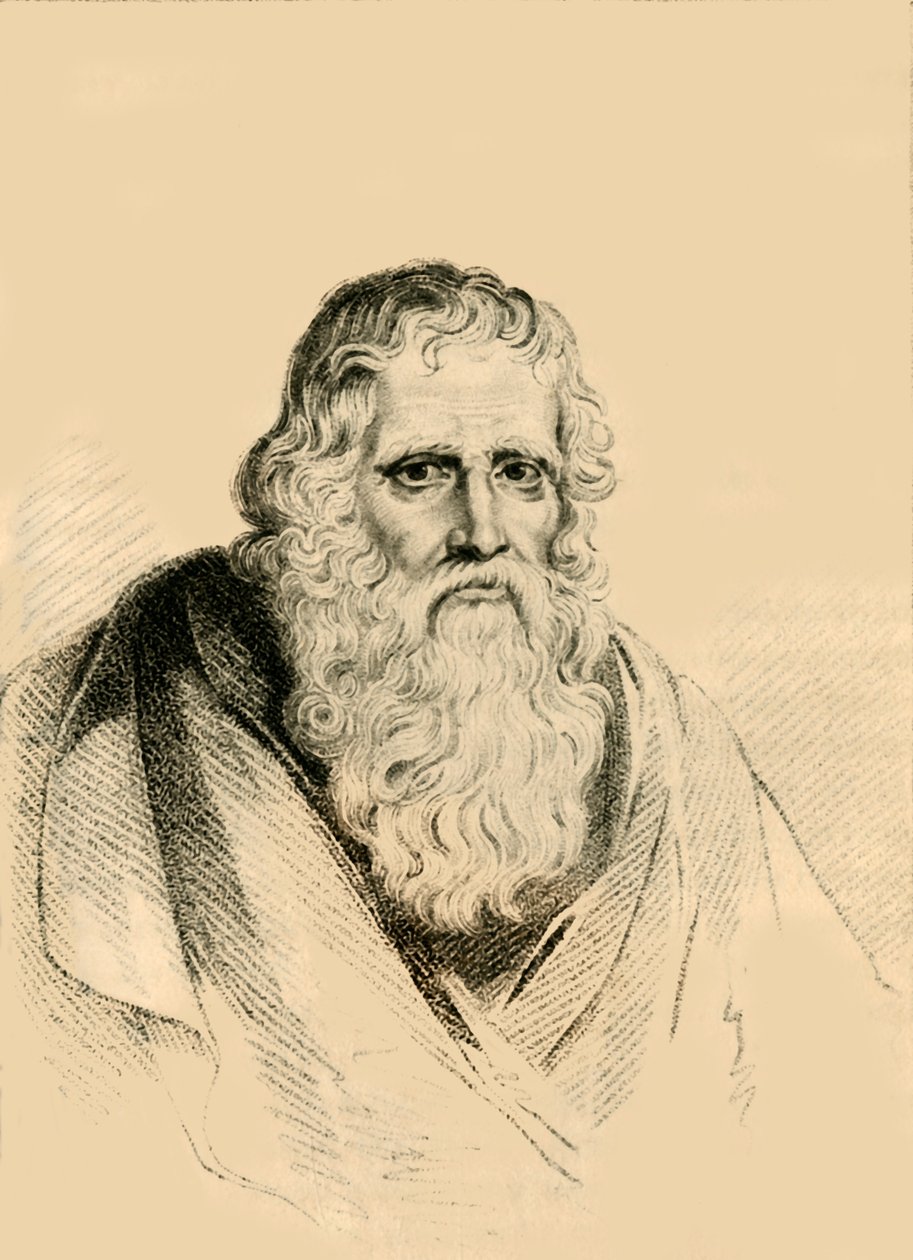 Thomas Parr, die stierf op de leeftijd van 152 jaar, 1821 door R. Page