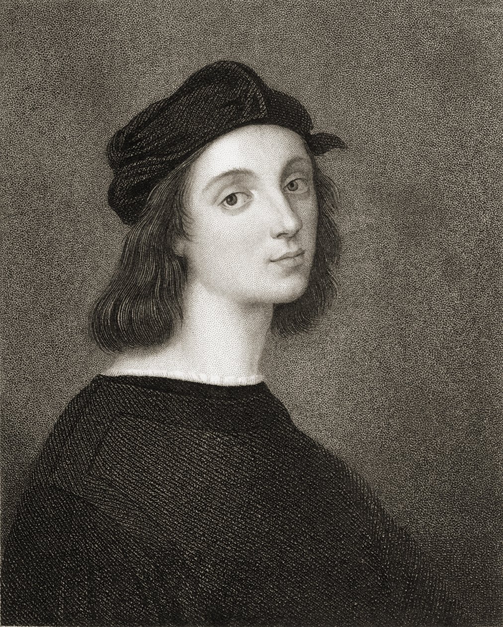 Raphael (Raffaello Sanzio) van Urbino (1483-1520) uit 