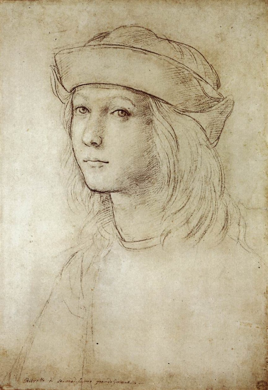 Zelfportret door Raffaello Sanzio Raphael