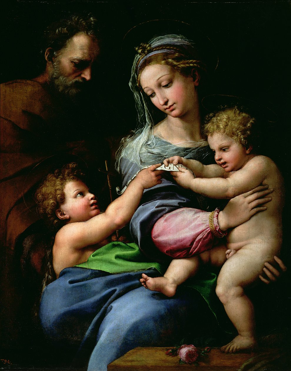 De Maagd van de Roos, ca. 1518 door Raffaello Sanzio Raphael
