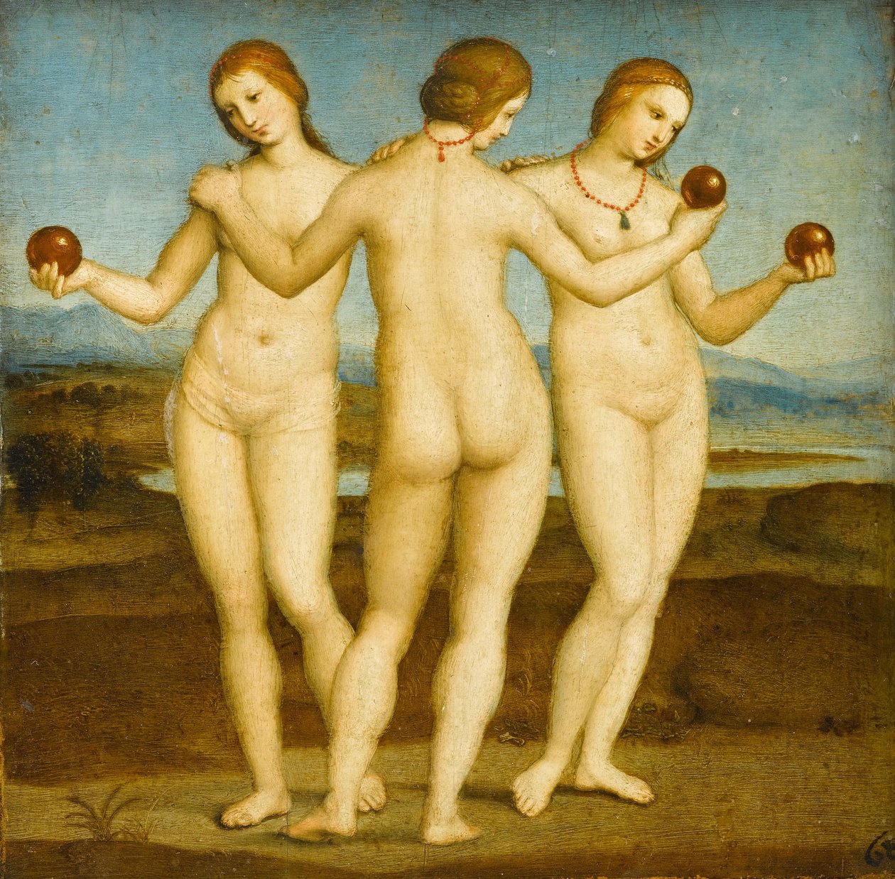 De drie gratiën door Raffaello Sanzio Raphael