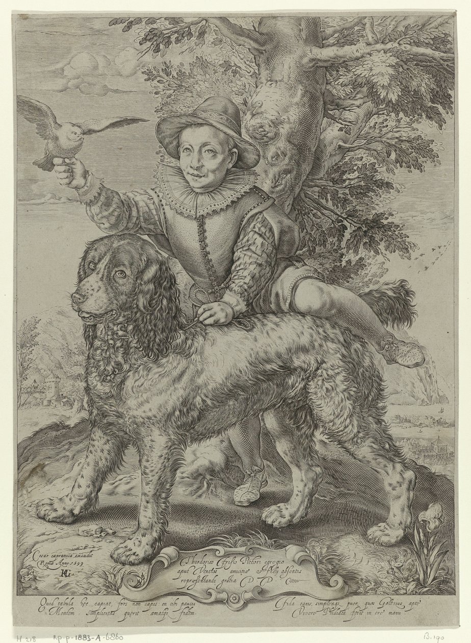 Portret van Frederik de Vries door Raffaello Guidi
