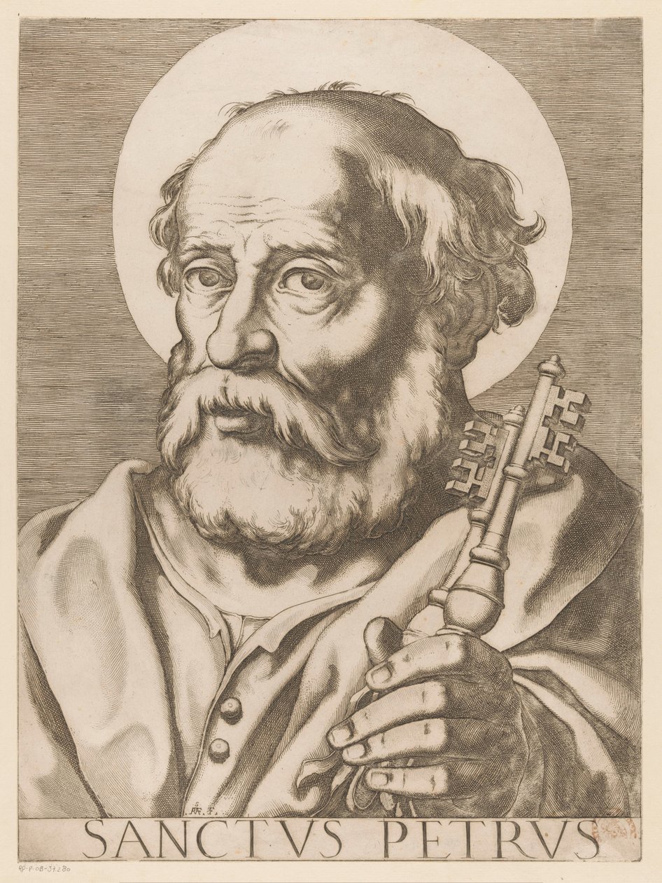 Heilige Petrus door Raffaello Schiaminossi