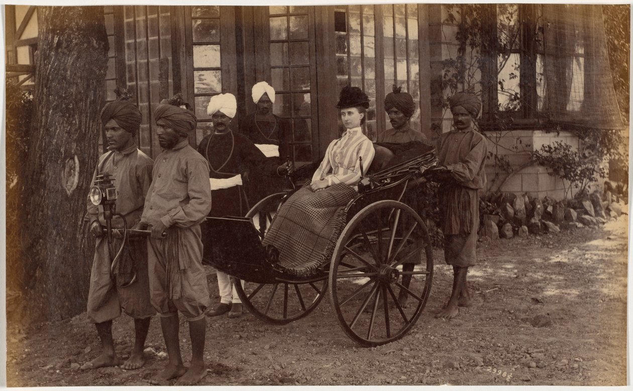 Juffrouw Lyall, Shimla door Raja Deen Dayal
