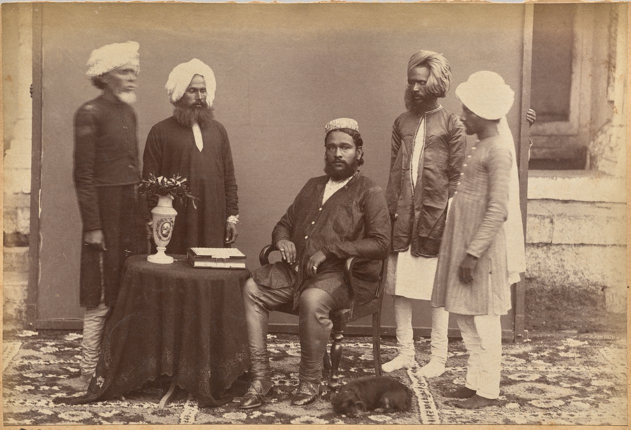 Ramkishore Singh, Rewa (voorzijde, bovenaan) door Raja Deen Dayal