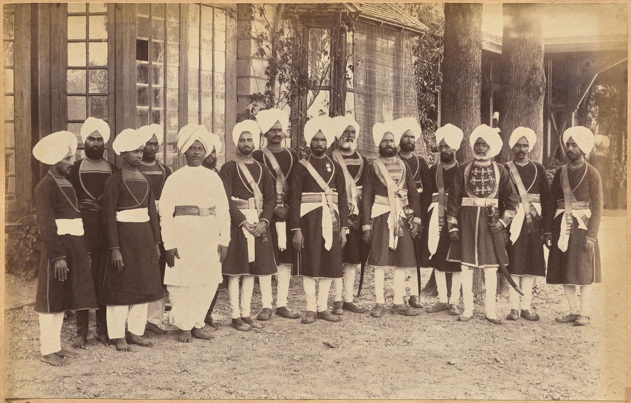 Dienaren van Zijne Edelachtbare, de gouverneur van Punjab door Raja Deen Dayal