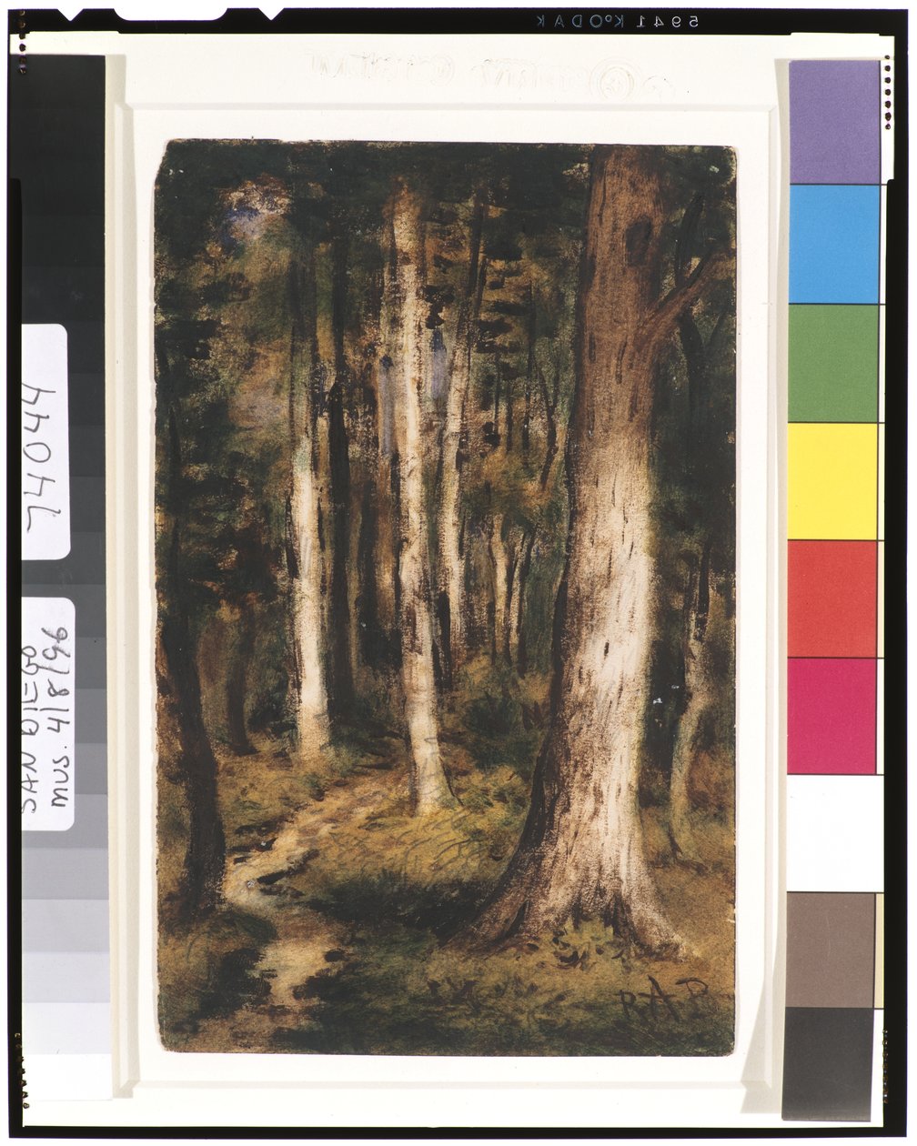 Bosscène, 1901-15 door Ralph Albert Blakelock