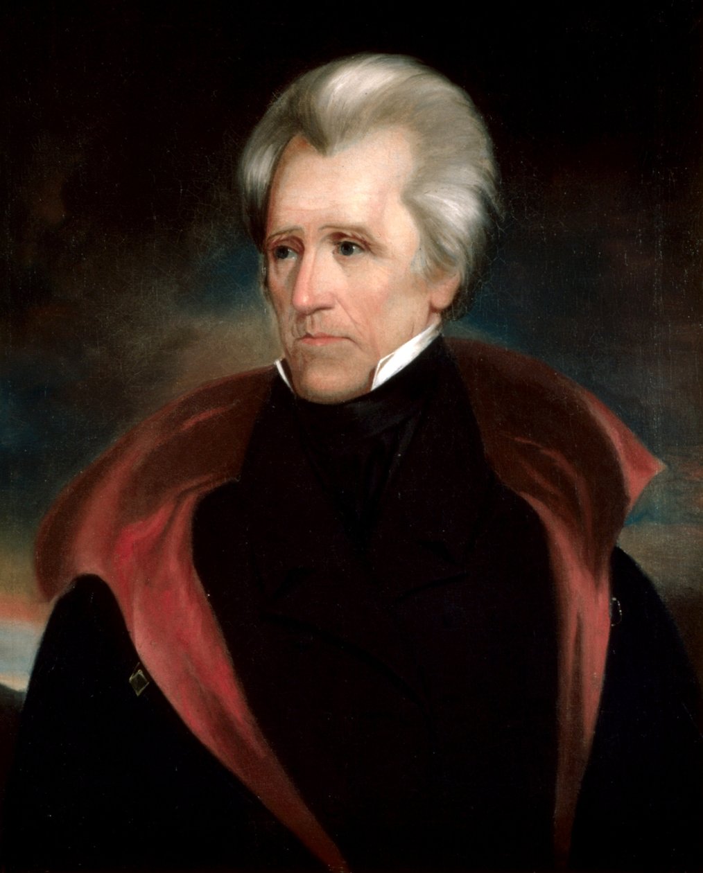Andrew jackson hoofd (bijgesneden) door Ralph Eleaser Whiteside Earl