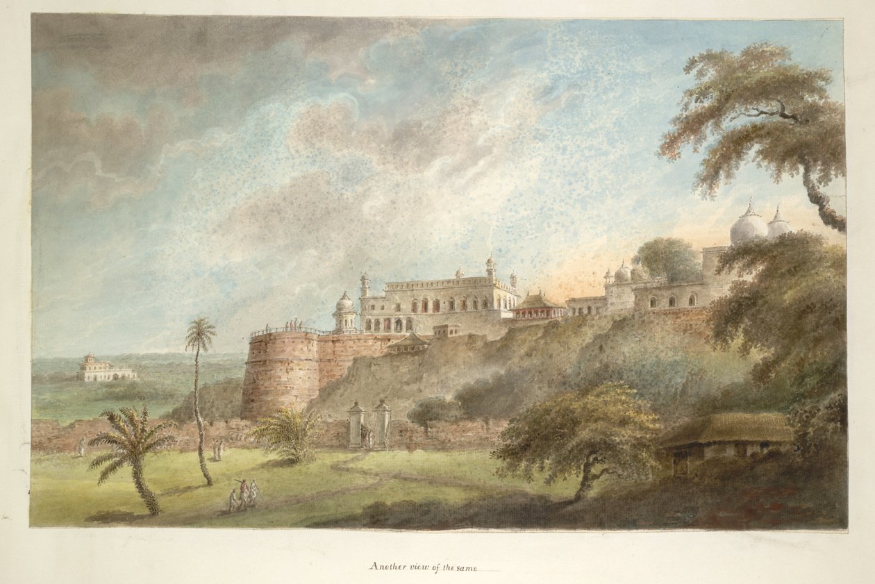 Add. Or. 4877, Een ander uitzicht op het paleis in Farrukhabad door Ram Sita