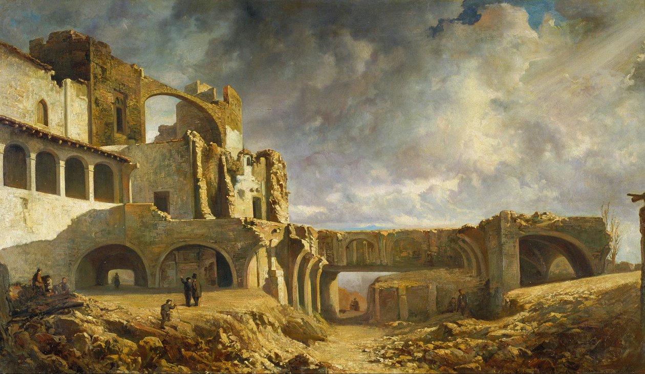 Ruïnes van het Paleis door Ramón Martí Alsina