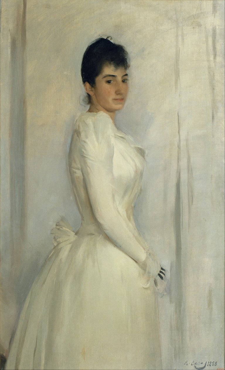 Portret van Montserrat Carbó door Ramon Casas i Carbo