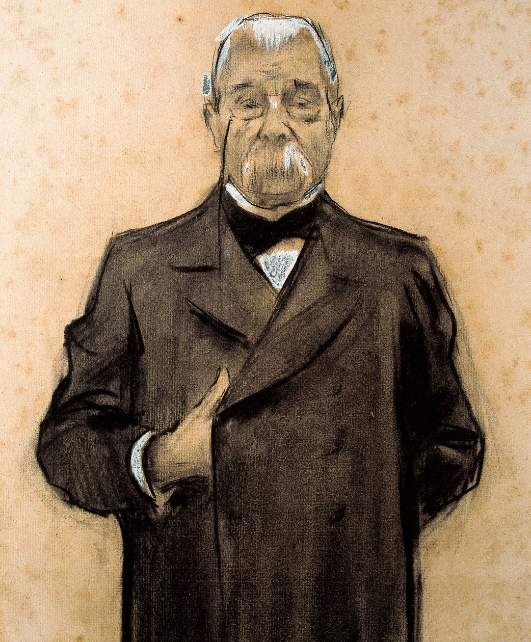 Portret van Manuel Duran door Ramon Casas i Carbo