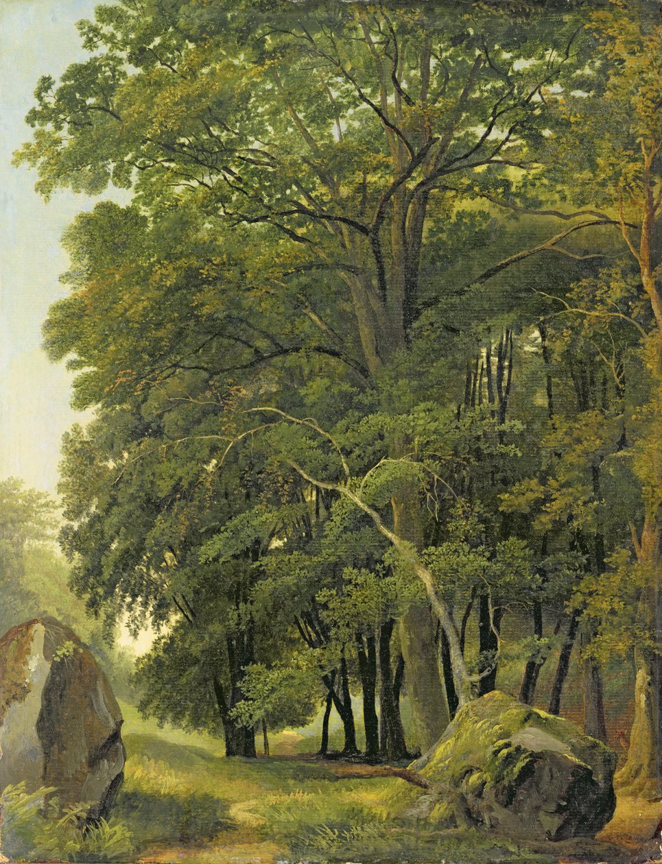 Een Bebost Landschap door Ramsay Richard Reinagle