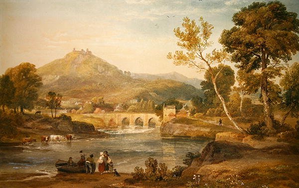 Llangollen, Wales door Ramsay Richard Reinagle
