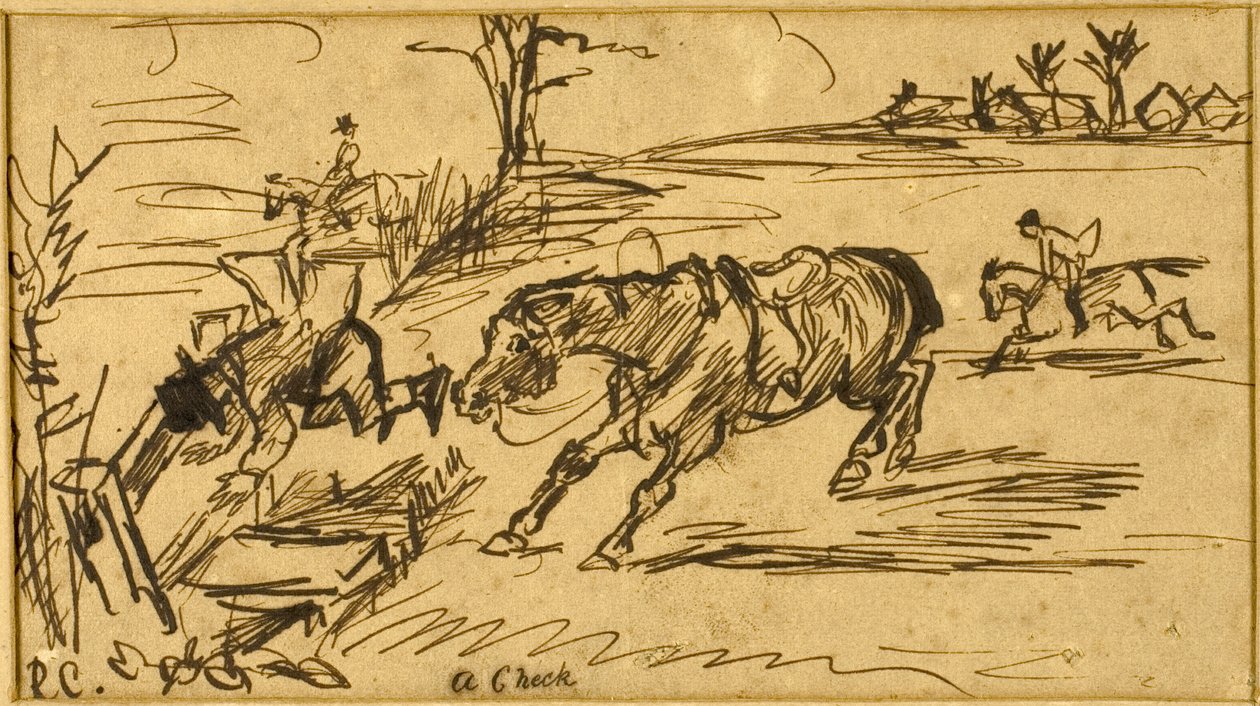 Een Cheque door Randolph Caldecott