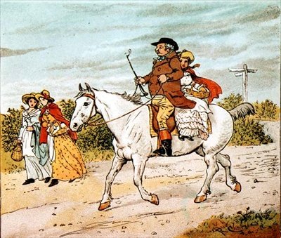 Een Boer Reed Op Zijn Grijze Merrie door Randolph Caldecott