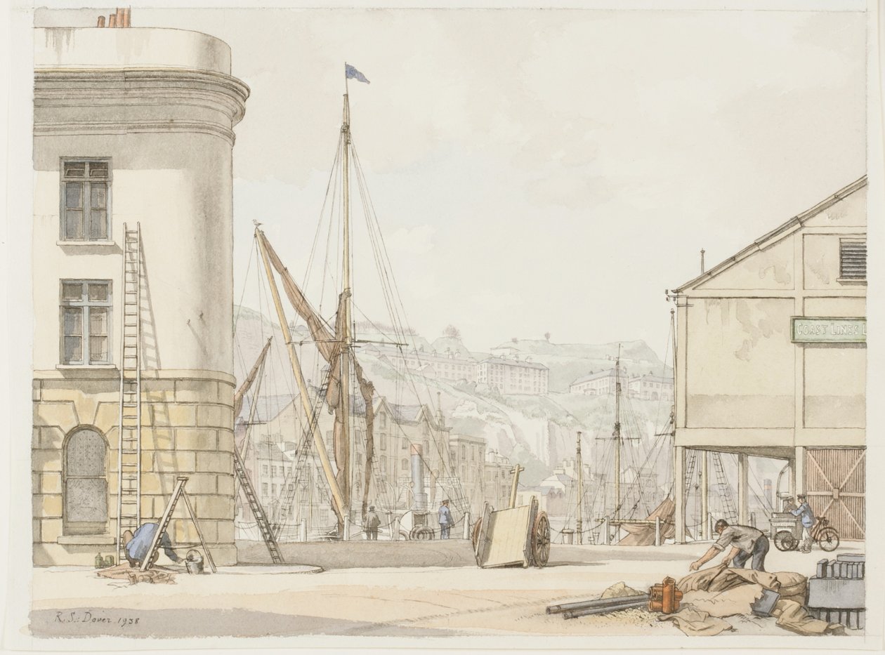 Hotel de Paris, Dover door Randolph Schwabe