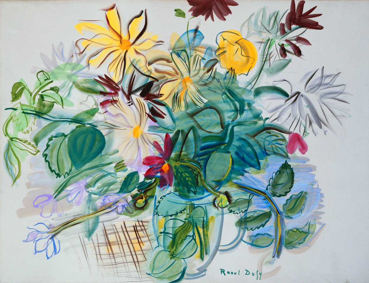 Boeket bloemen door Raoul Dufy
