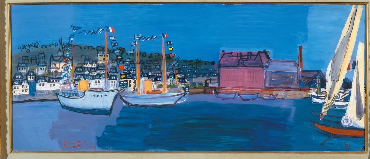 14 juli in Deauville door Raoul Dufy