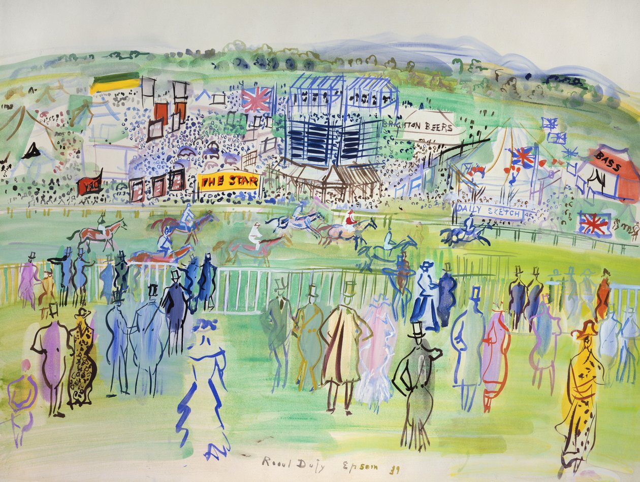 Epsom, De renbaan door Raoul Dufy