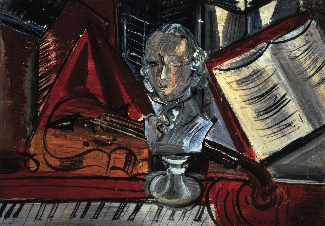 Hommage aan Wolfgang Amadeus Mozart door Raoul Dufy