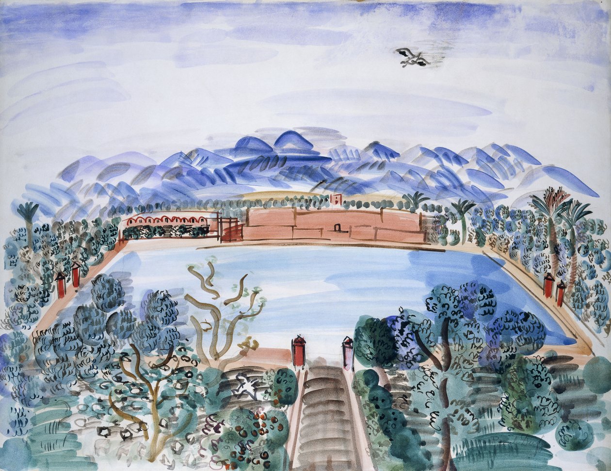 La Menara, Marrakech door Raoul Dufy