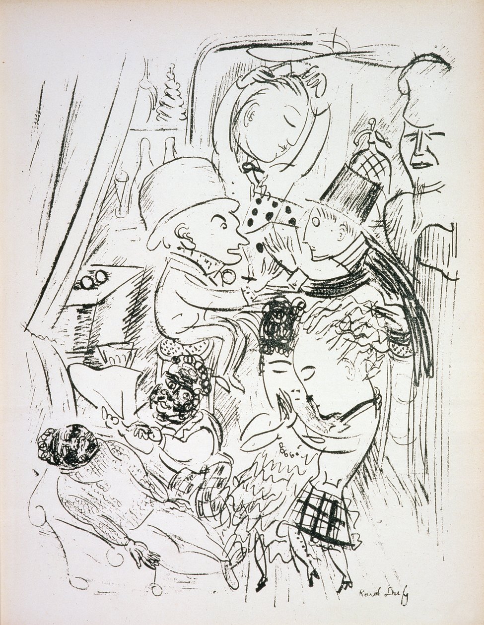 Le Boeuf sur le Toit of De bar van het nietsdoen, Darius Milhaud Instrumentale muziek door Raoul Dufy