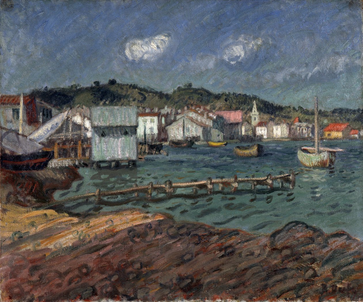 De haven van Martigues door Raoul Dufy