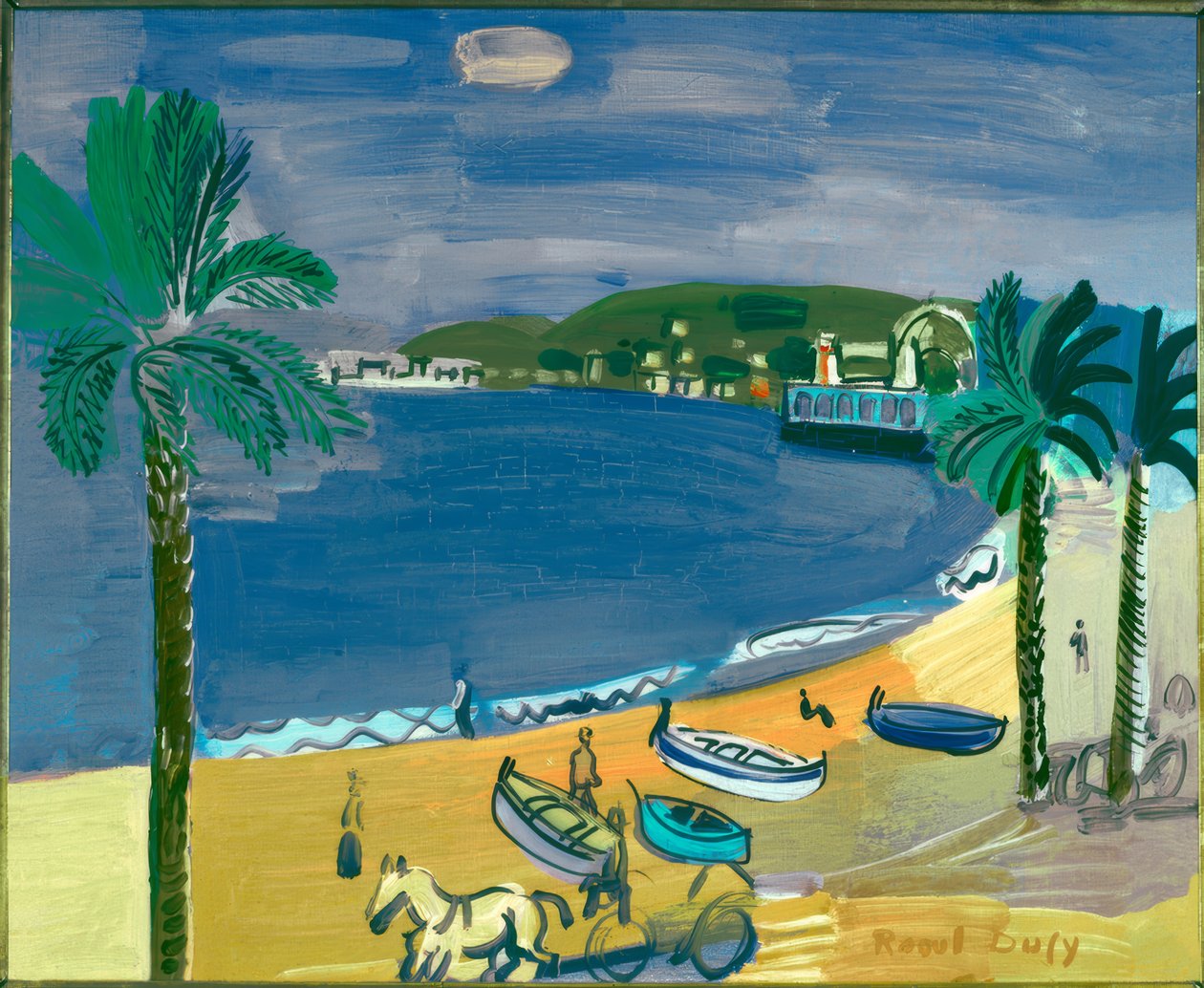 Nice, de baai van engelen door Raoul Dufy