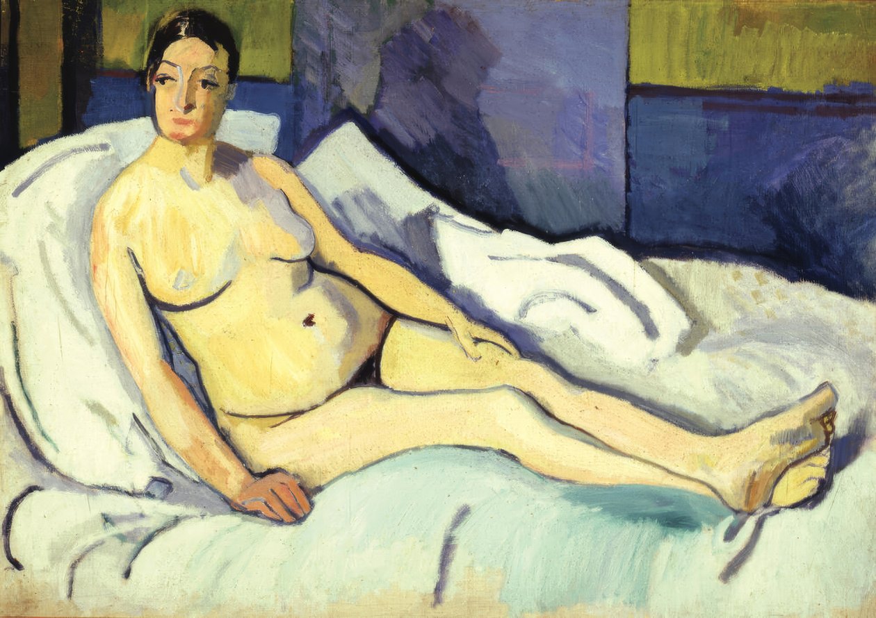 Naakt liggend door Raoul Dufy