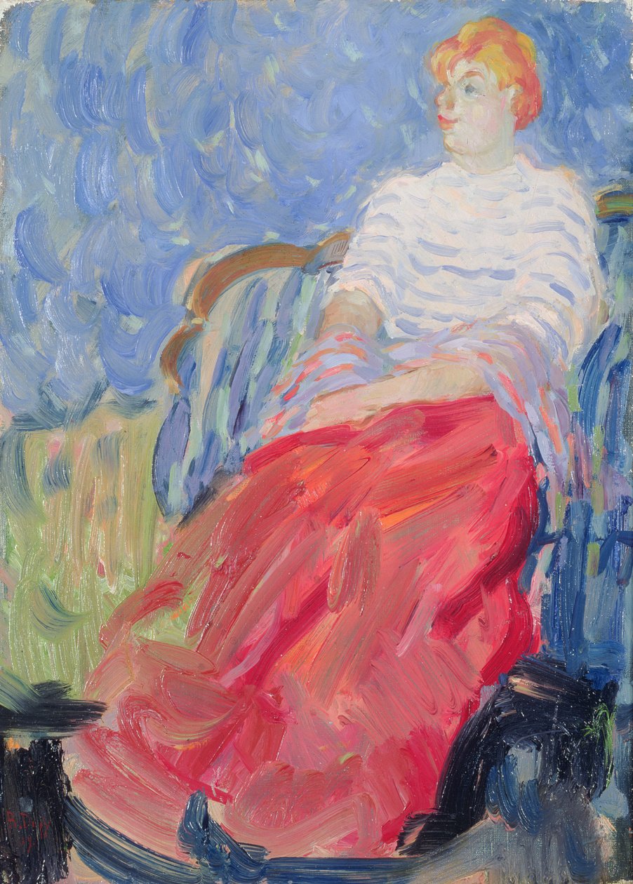Portret van de zus van de kunstenaar, Suzanne Dufy door Raoul Dufy