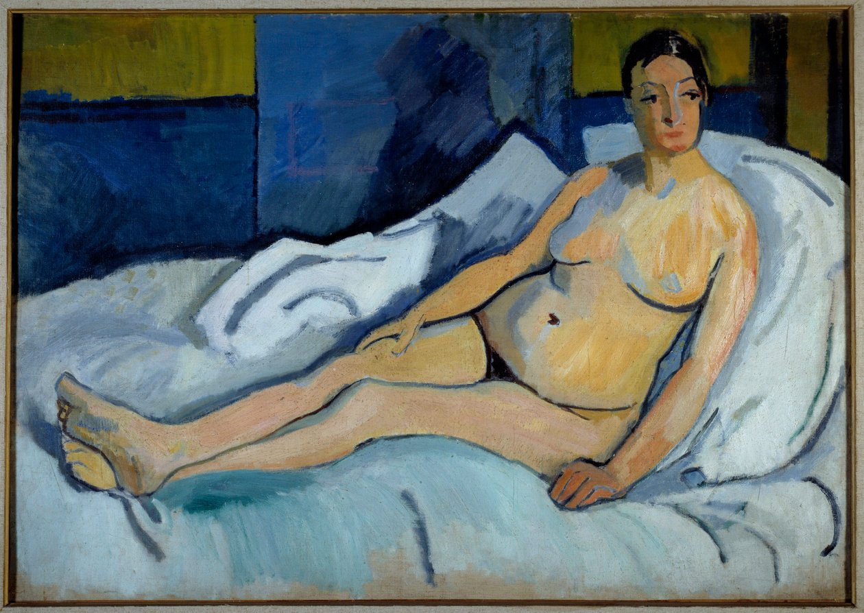 Liggend naakt door Raoul Dufy