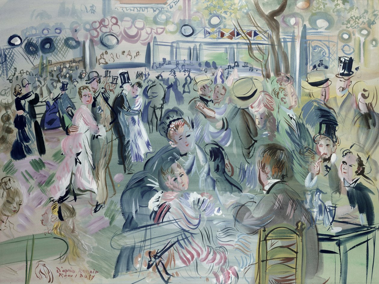 De Moulin de la Galette door Raoul Dufy