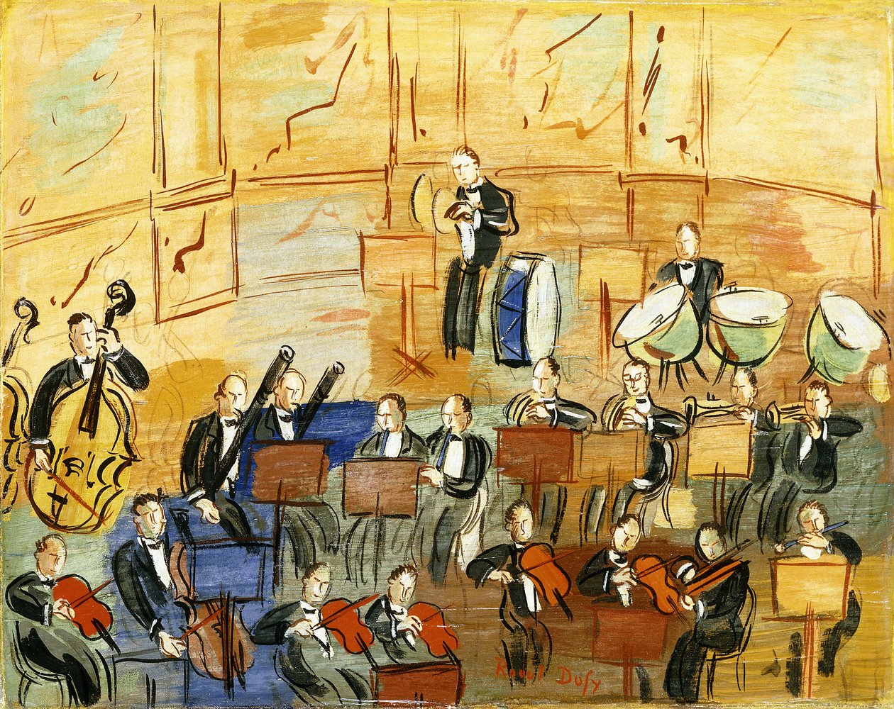 Het orkest door Raoul Dufy