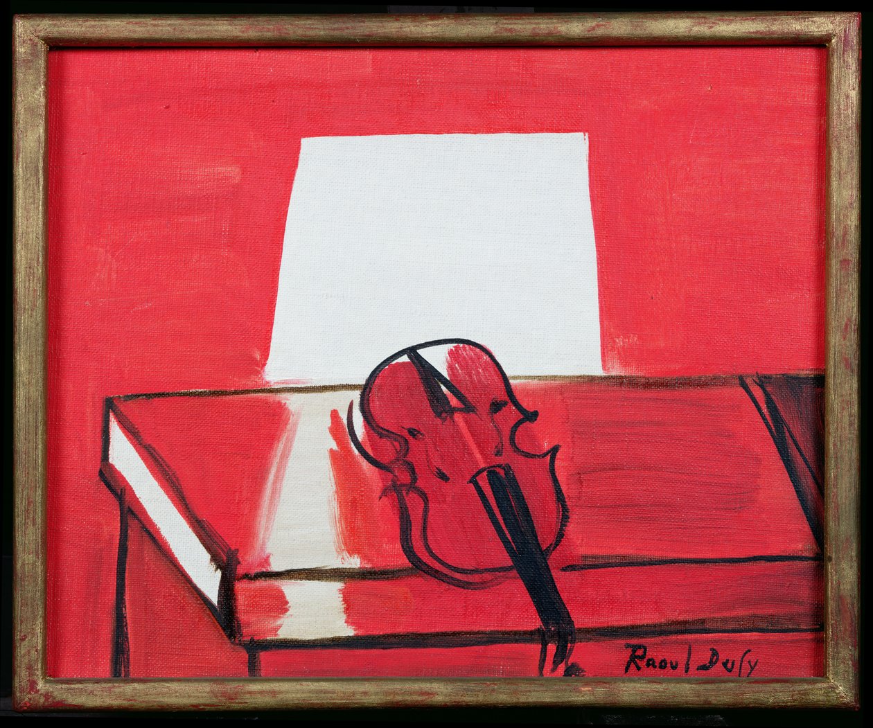 De rode viool door Raoul Dufy