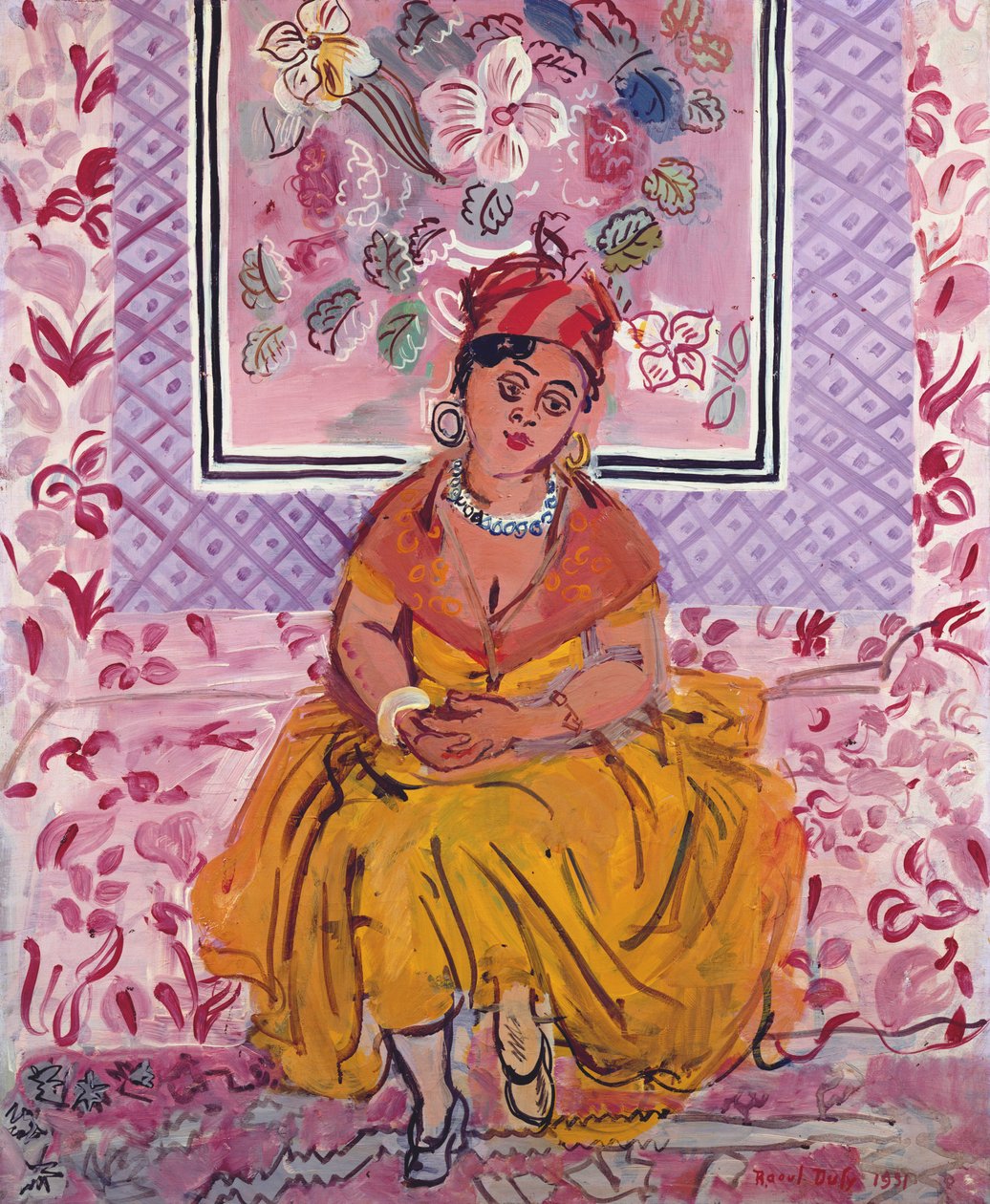 De vrouw uit Martinique door Raoul Dufy